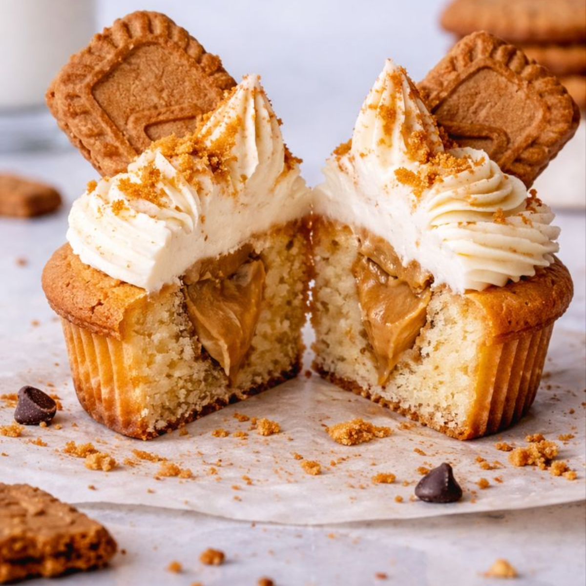 Biscoff Cupcakes